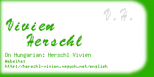 vivien herschl business card